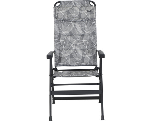 Siena Garden RPET kampeerstoel, 67,5 x 61 x 121 cm, antraciet
