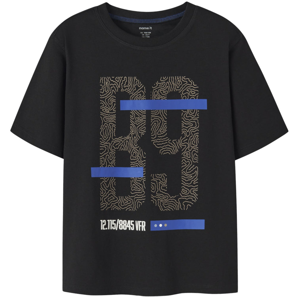 Køb Name It Black Nkmoakley Ss Nreg Top Bf