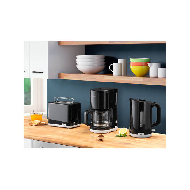 Braun filterkoffiezetapparaat Breakfast1 KF1100BK zwart