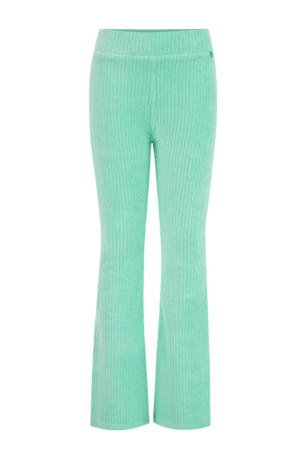WE Fashion velours flared broek cascade