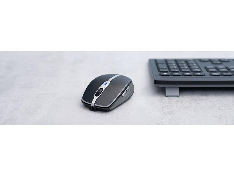 Cherry Maus MW 9100 Rechargeable Wiederaufladbare USB-Funkmaus mit Bluetooth-Verbindungsmöglichkeit
