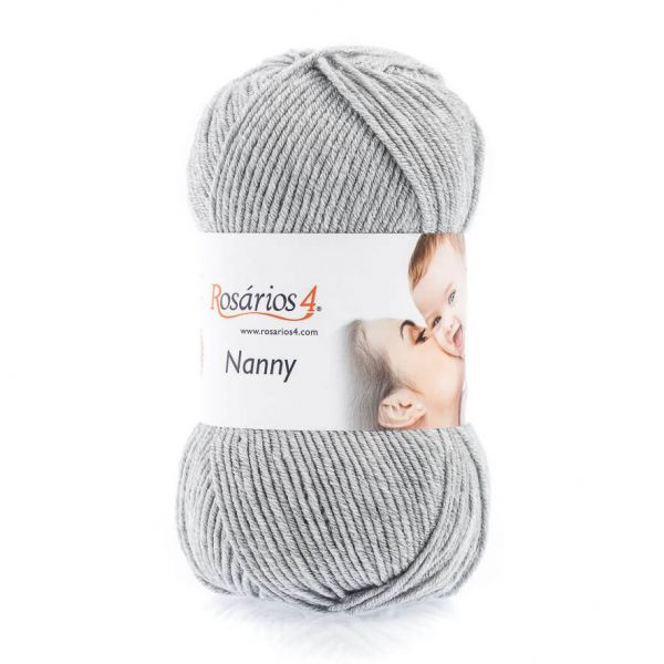 DMC Fio Lã Nanny 100G Cinza
