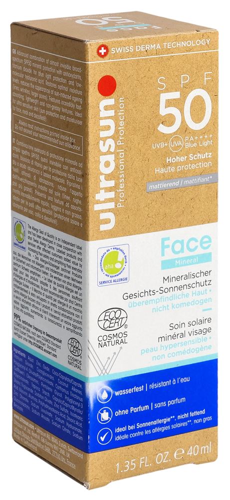 ULTRASUN Face Mineral Creme SPF50 Fl 40 ml