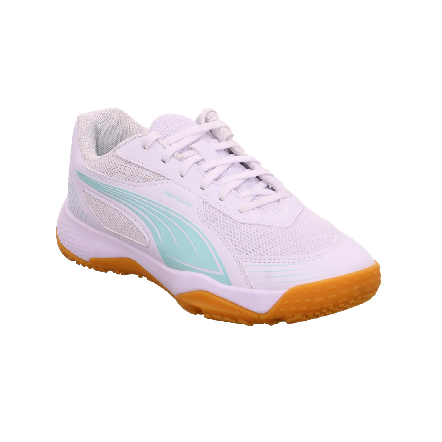 PUMA Kinder Indoor Weiss Synthetik