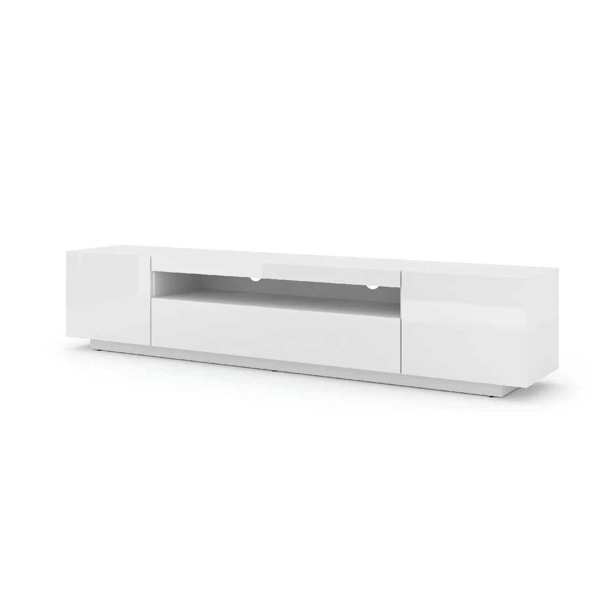 Furnlux Table de Télévision Aura Blanc