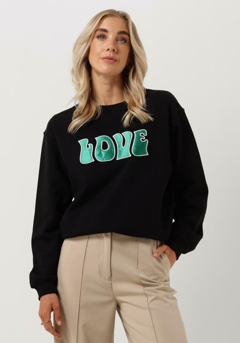 CATWALK JUNKIE zwarte catwalk junkie sweater sw more love