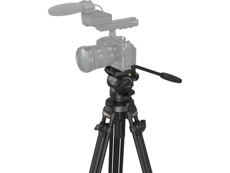 Smallrig Leichtes Videostativ-Kit AD-50 aus Kohlefaser Kohlefaser-Stativ mit kompaktem Basiskopf