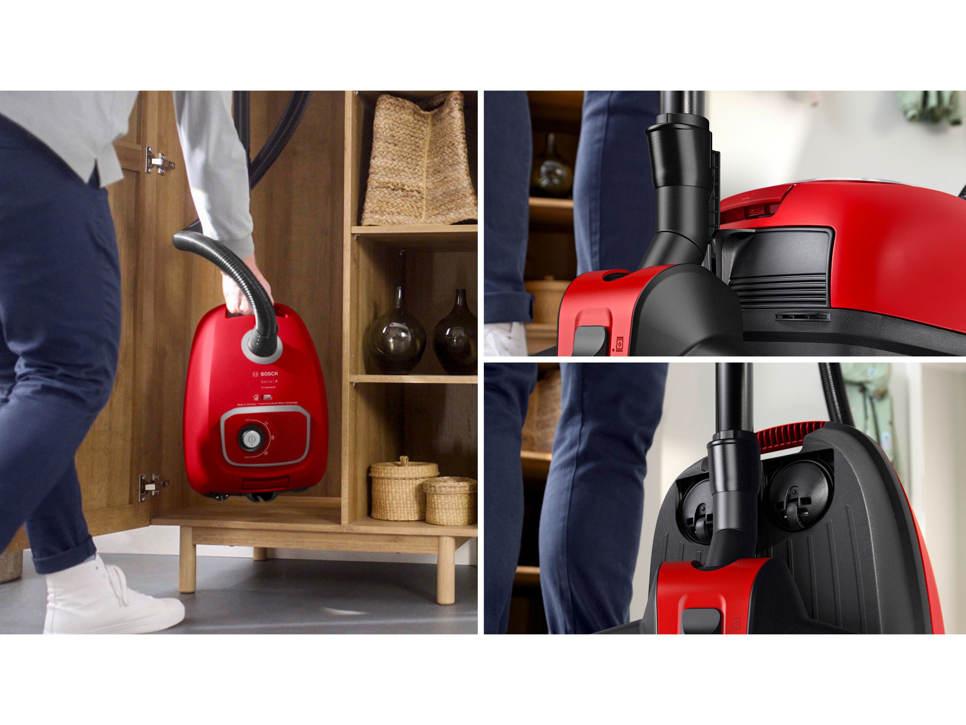 ASPIRADOR COM SACO BOSCH BGB41PET1 PROANIMAL 4L 700W