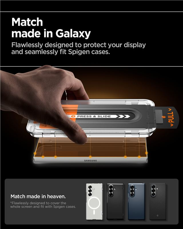 (2er Set) Samsung Galaxy Z Fold7 Glass Tr EZ Fit HD Panzer Glas Case Friendly   Montagerahmen (AGL09579)