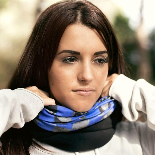 Braga De Cuello Com Camuflagem Polar Polarwind Cáqui