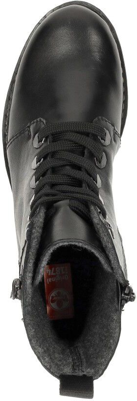 Rieker Dames veterschoenen zwart