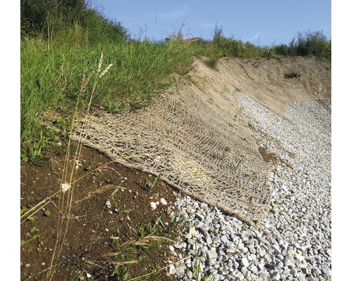 Jute hellingmat 50 x 1 m 500 g/m² verkocht per meter
