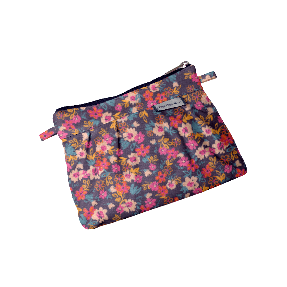 Mini Pochette Plissée Hippie Fleurie