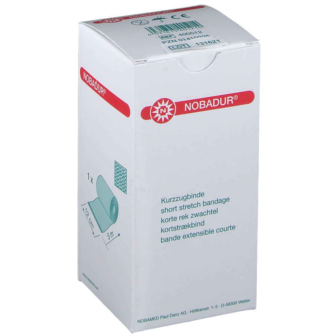 NOBADUR® Kurzzugbinde 12 cm x 5 m