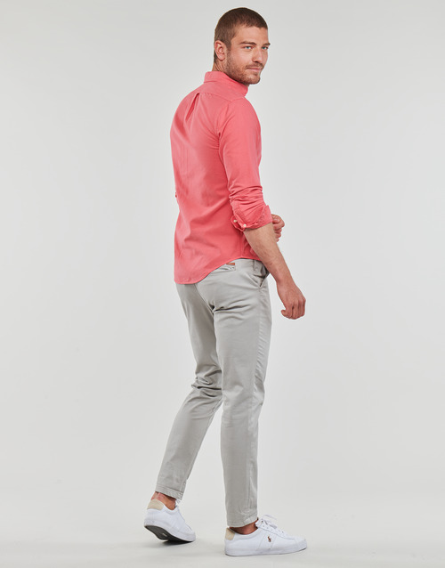 Polo Ralph Lauren - CHEMISE AJUSTEE SLIM FIT EN OXFORD LEGER Rojo