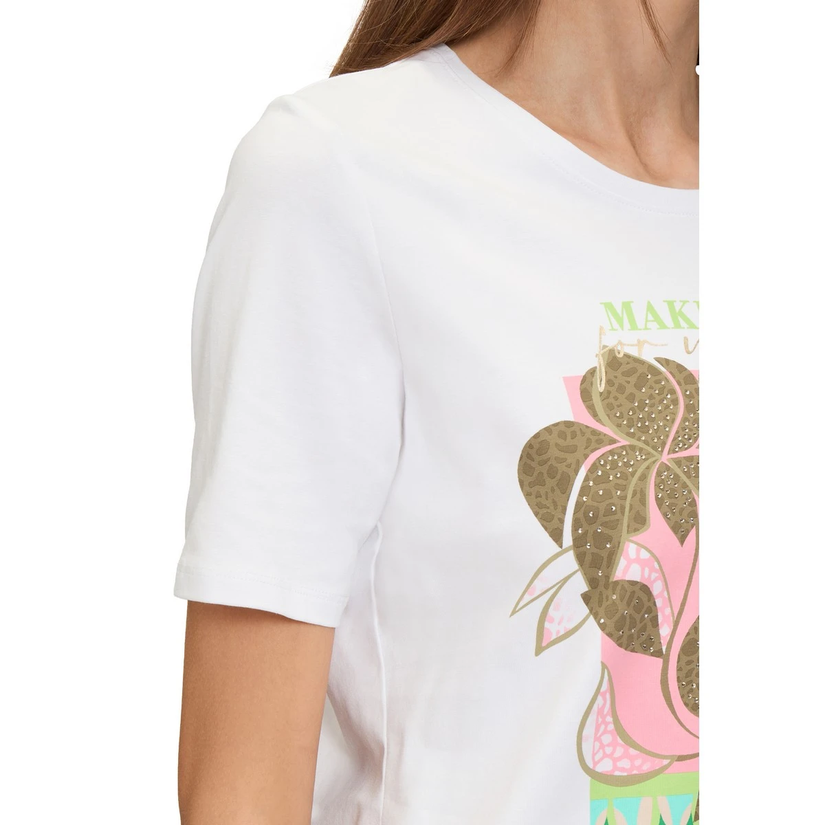 Dames Top Johanne print glitter