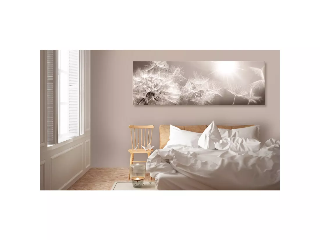 Tableau pissenlits d'été - 150 x 50 cm