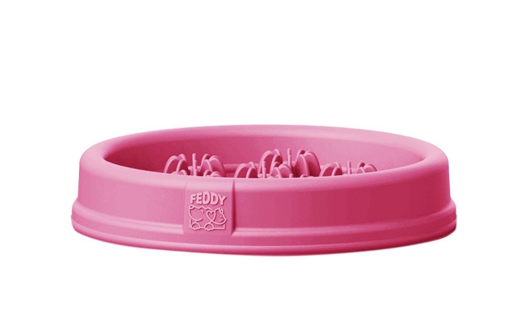 Gumminapf Pet Bowl Pink, ø25 cmSlow Feeder für Hunde und Katzen