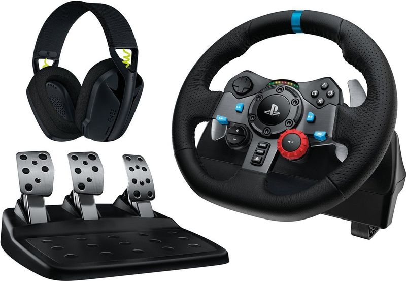 Logitech - G29 - Racestuur - Zwart - Aluminium en Leer