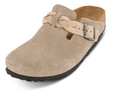 Birkenstock Boston Braided Original Clog Narrow Taupe 1026694