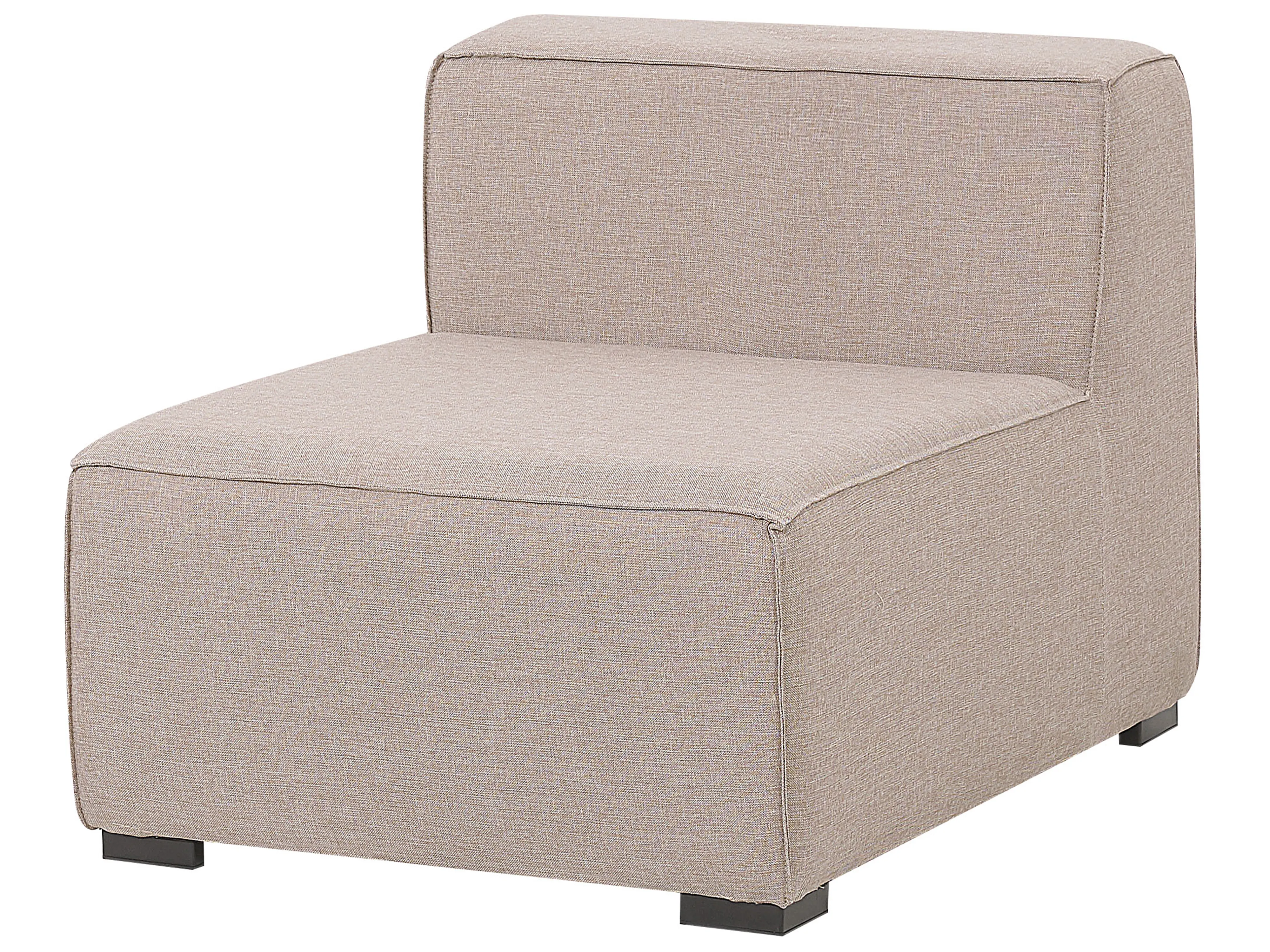 Tuin loungebank met ottomaan 4-zits AREZZO modulair Beige