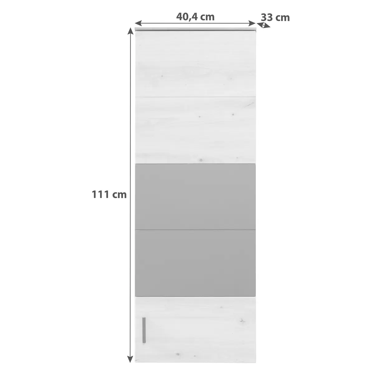 Hängeschrank Tonale Artisan Eiche,grau