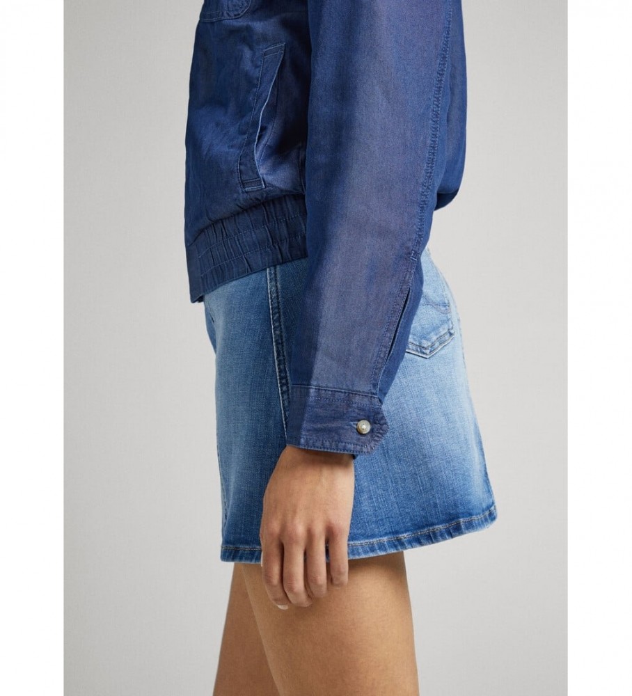 Jaqueta Bomber Pepe Jeans Marilou Azul