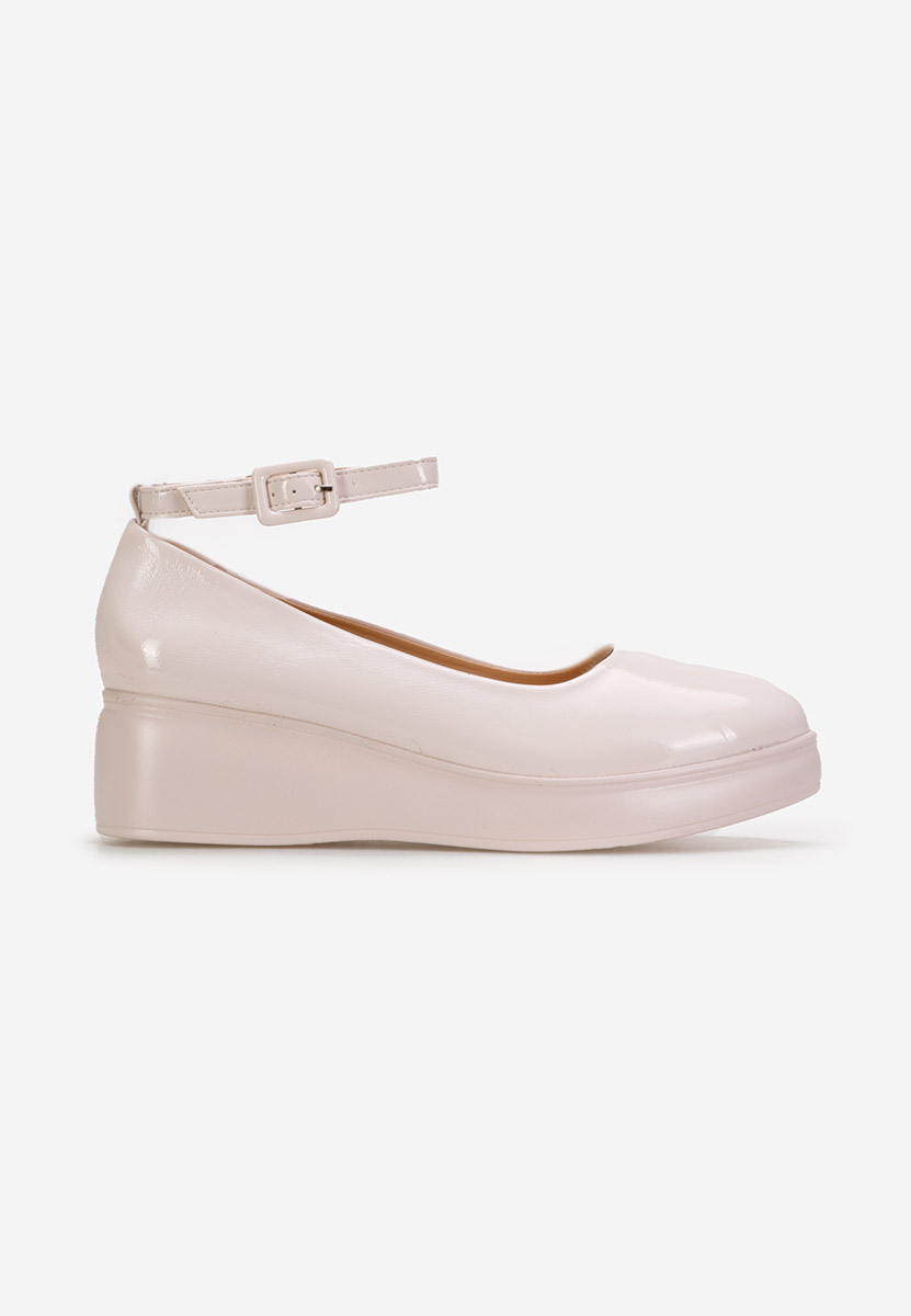 Chaussures casual à plateforme beige Evelyne V2