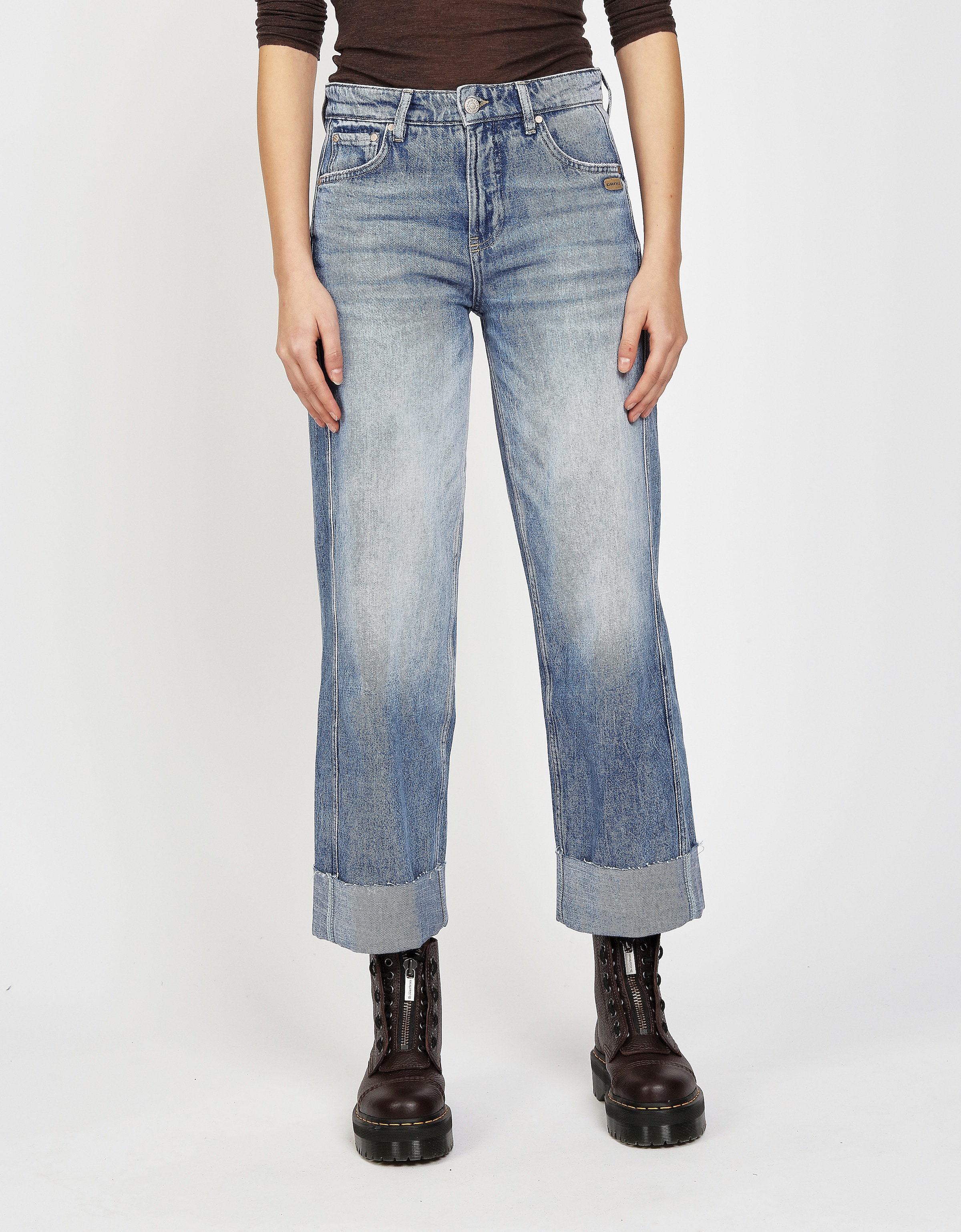 GANG Straight-Jeans »94BLAKE STRAIGHT«, mit eingesetztem Seitenstreifen, High Rise