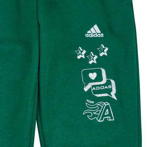 Adidas Sportswear - BLUV Q3 PANT - Vert / Blanc