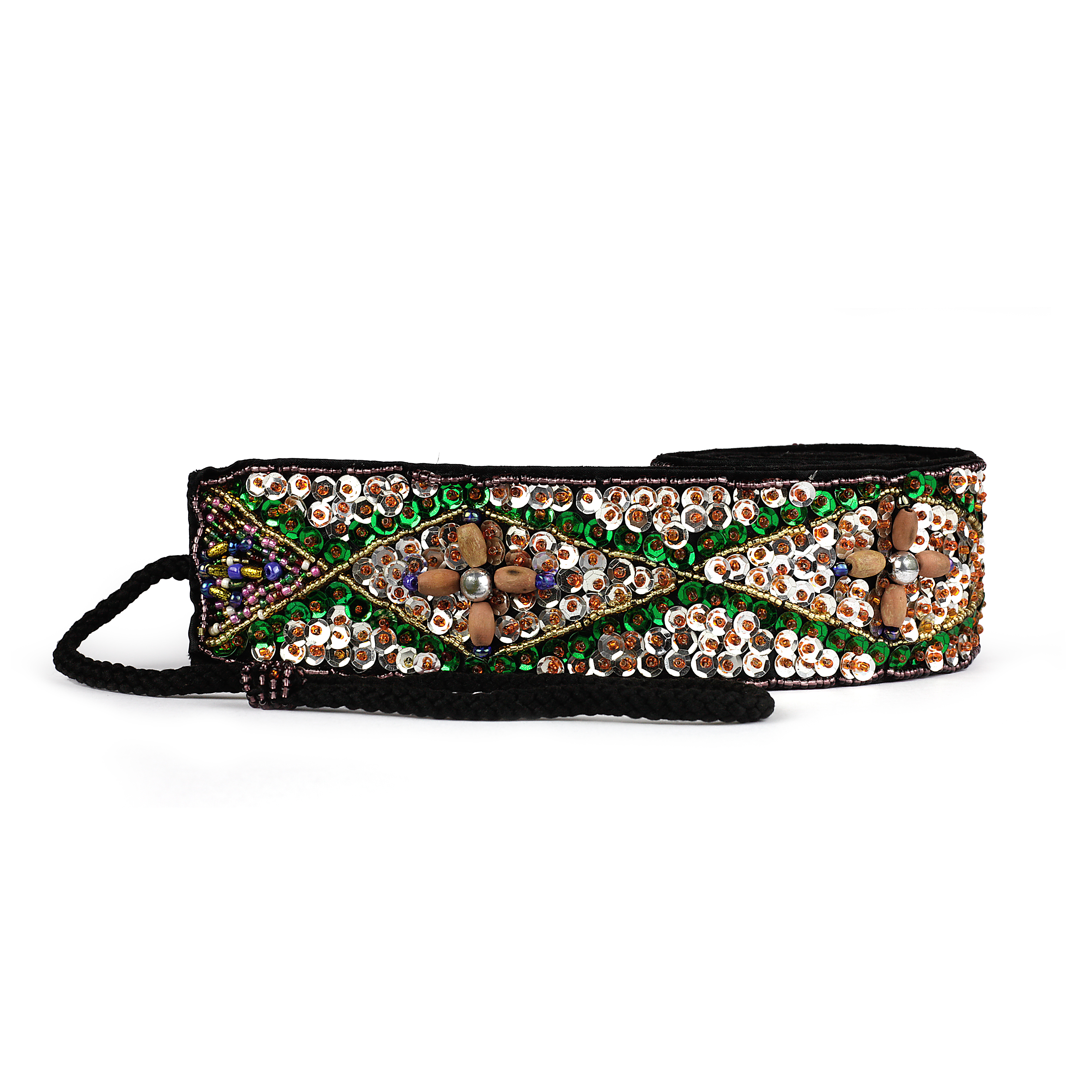 Gürtel Glasperlen L, multicolor, B 85 cm, H 5 cm günstig bestellen