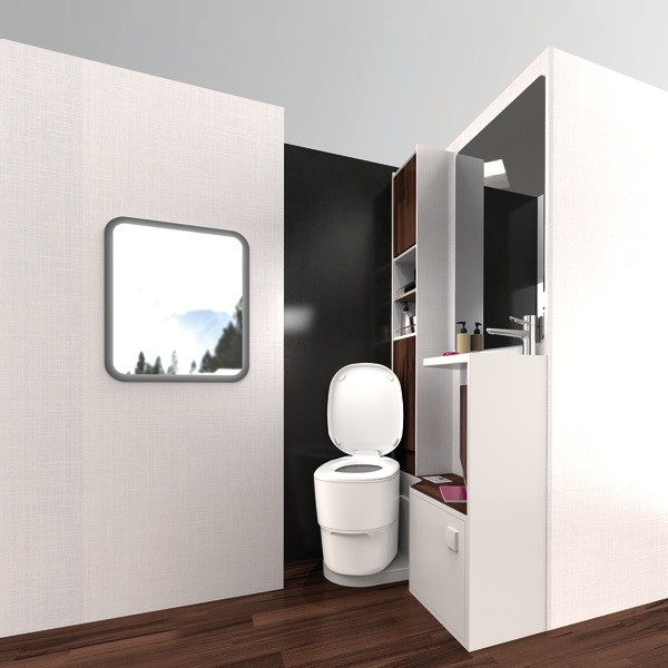 WC toilette sèche CLESANA C1