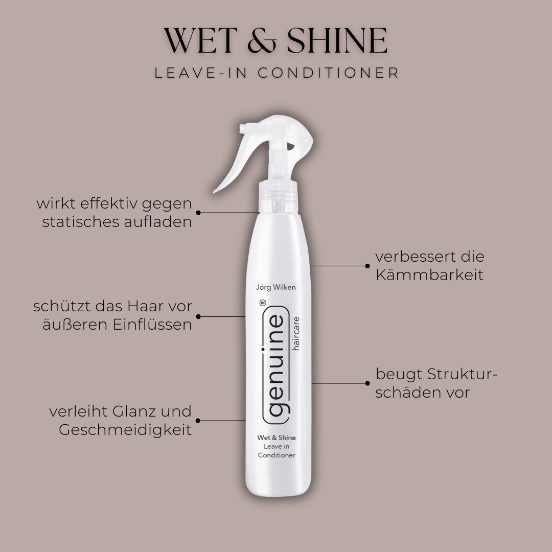 genuine haircare - Wet & Shine Leave-in Conditioner