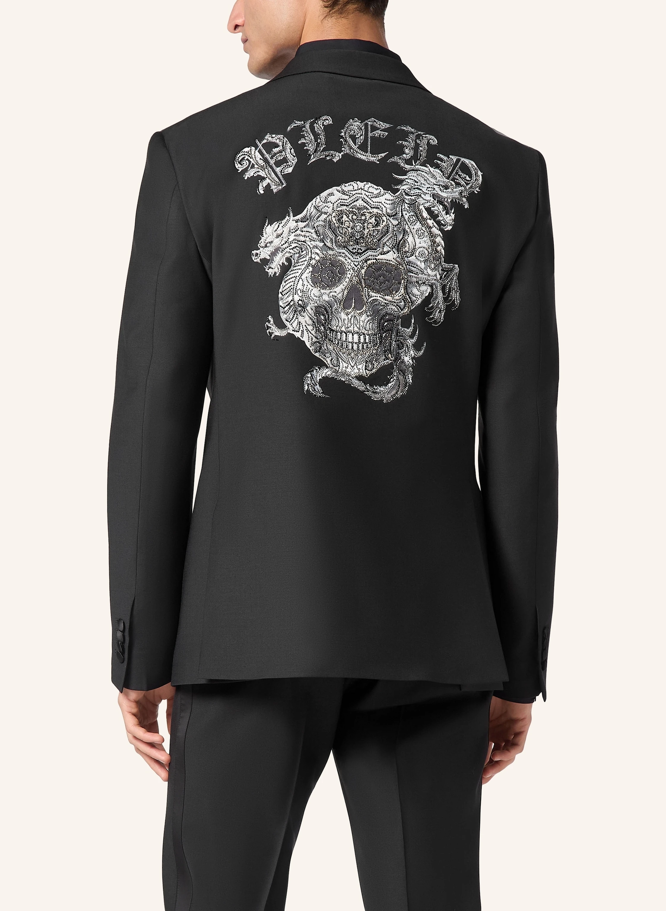 PHILIPP PLEIN Woll Sakko SKULL
