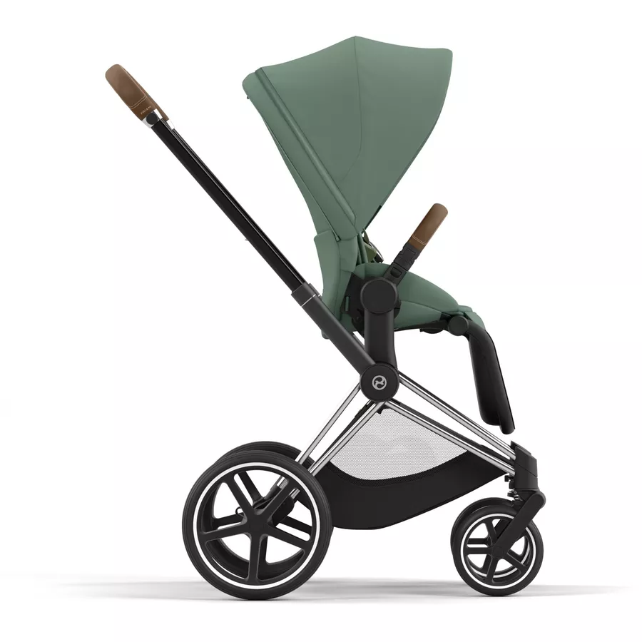 cybex PLATINUM Kombikinderwagen New Priam Chrome Brown Peach Pink