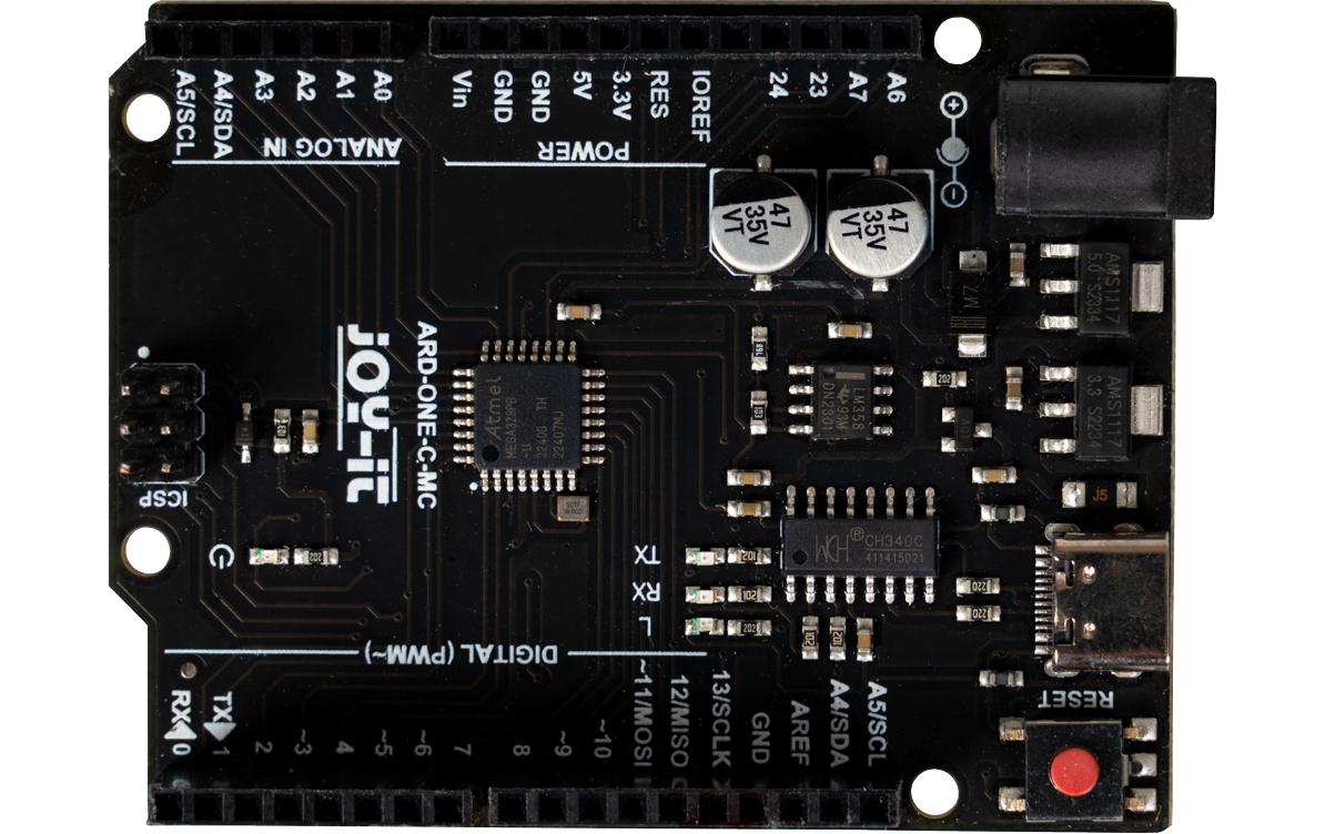 Entwicklerboard Arduino One C MCMikrocontrollerboard für Anfänger und Hobbyentwickler
