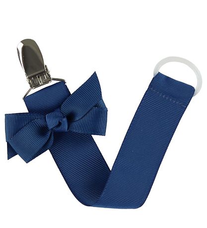 By Stær Schnullerketten - Navy m. Schleife