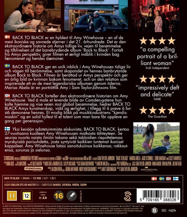 Back To Black (Blu-ray)