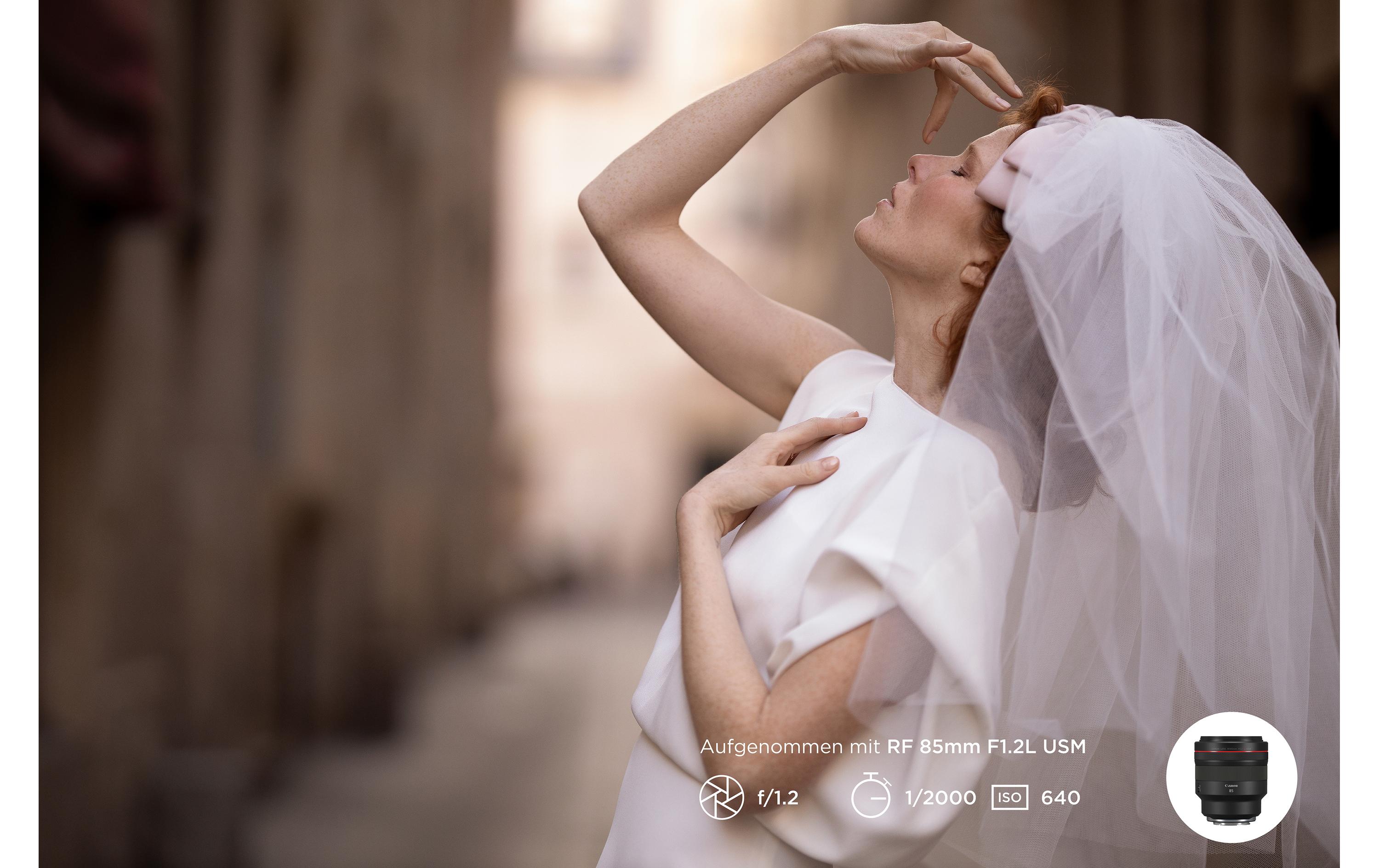 Festbrennweite RF 85mm F/1.2L USM – Canon RF<br>Porträt-Objektiv mit RF-Anschluss