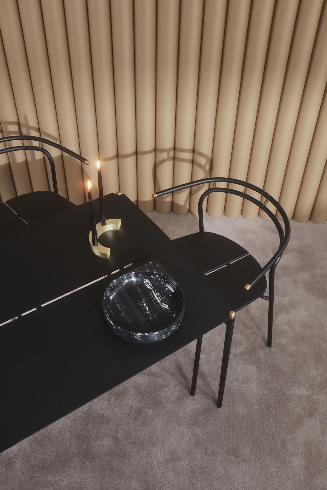 Novo tuintafel 80x160 zwart