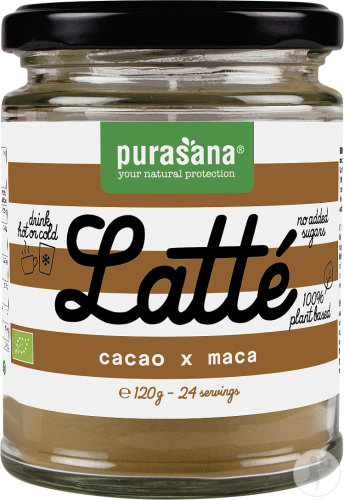 Purasana Latté Cacao Maca Pot 120g