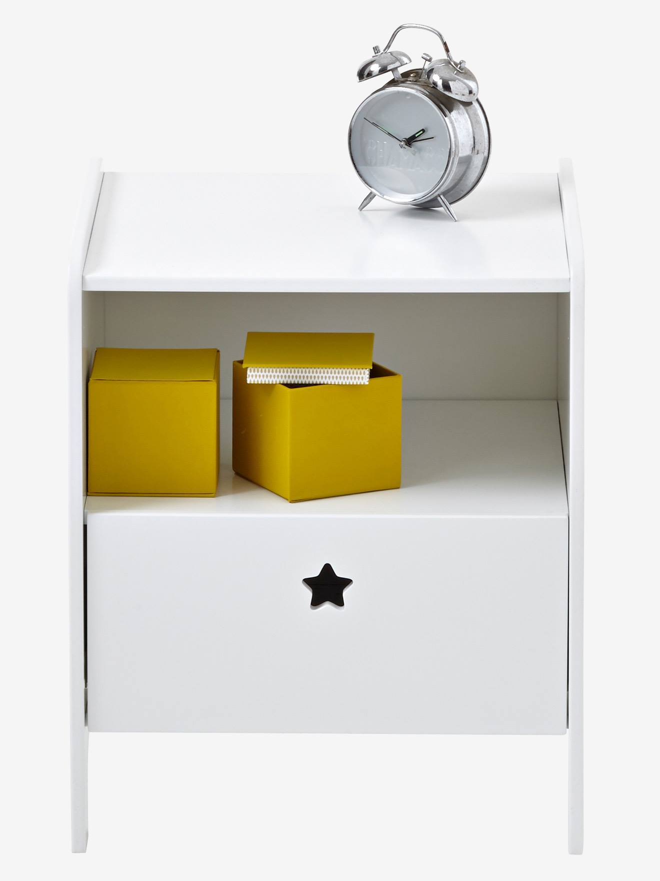 Mesa de cabeceira branca Sirius