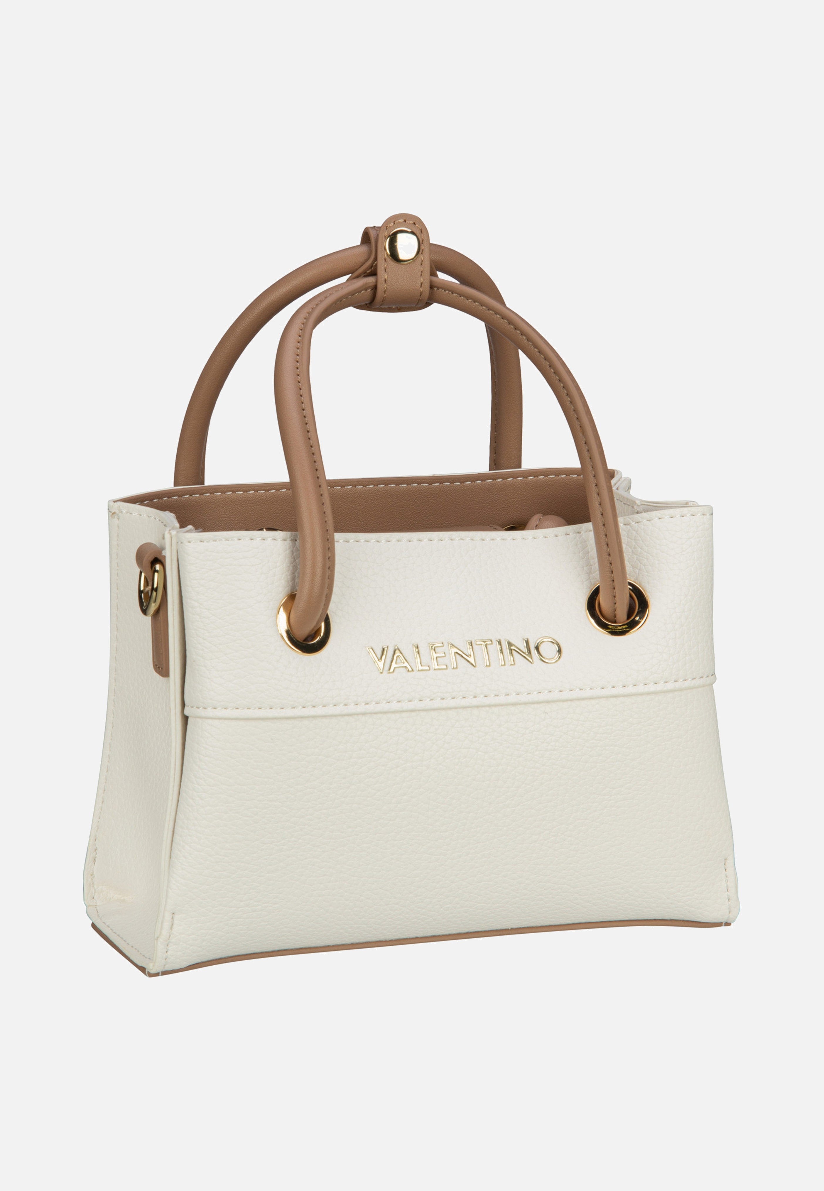 Alexia Shopping 805 Bianco/Cuoio - Tote Bag
