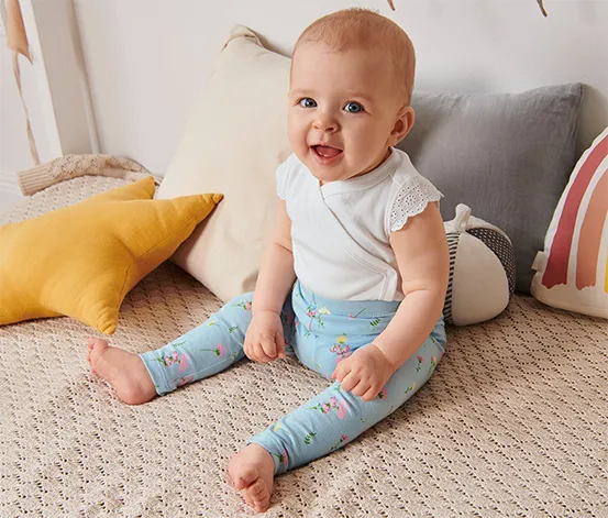2 Leggings aus Bio-Baumwolle