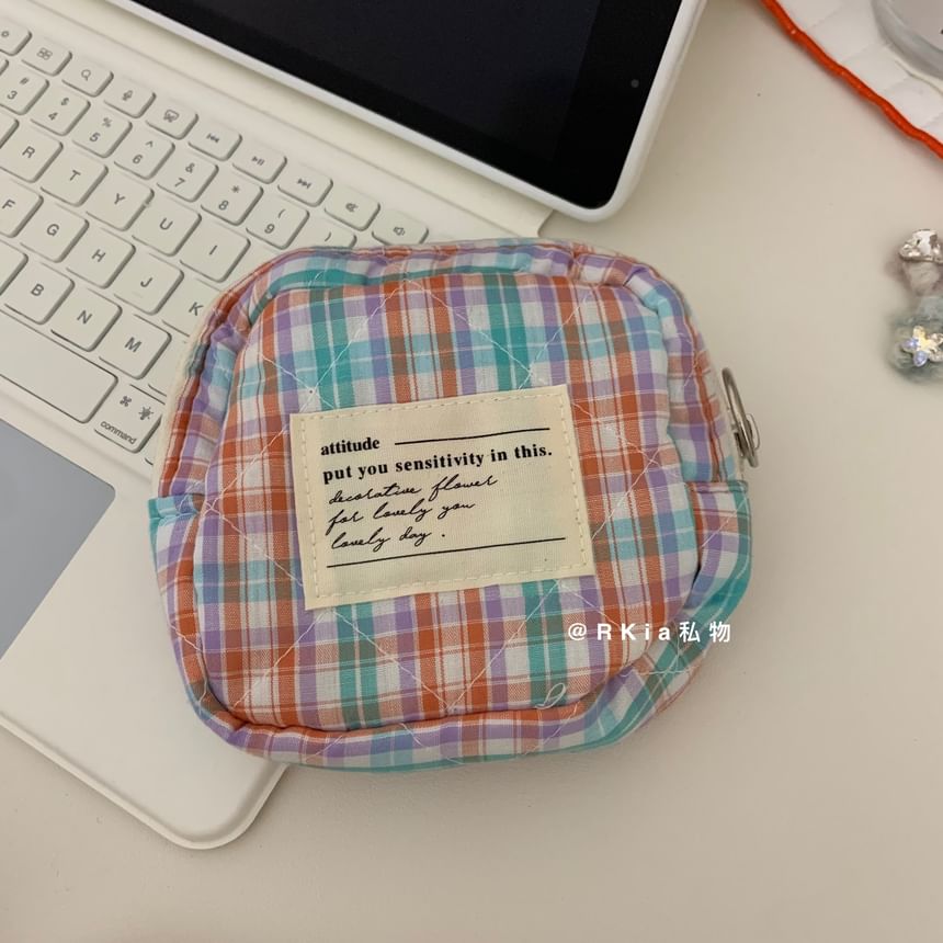 Minbrogy - Letterapplicatie geruit maandverband