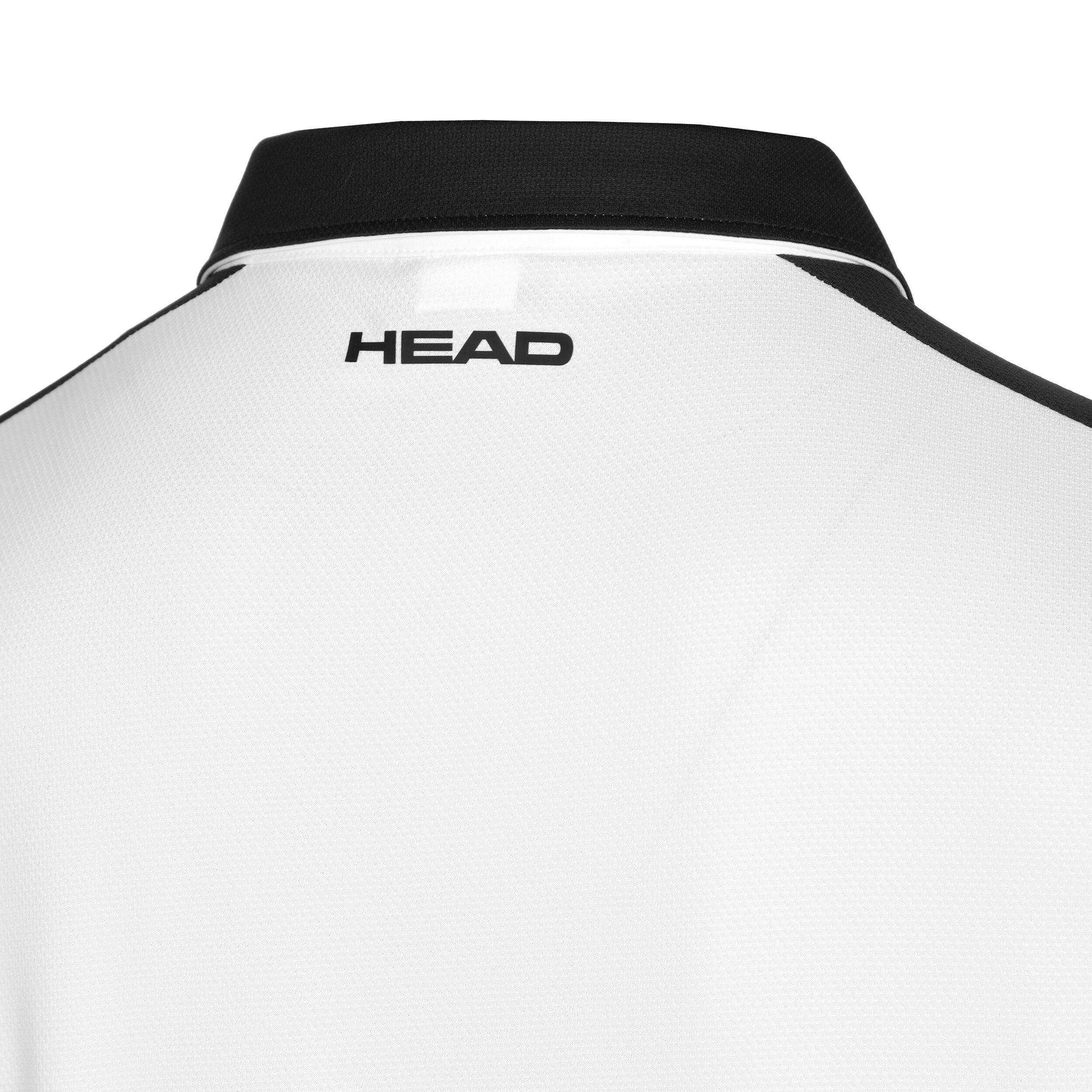 HEAD Slice Polo Hommes - Blanc , Noir