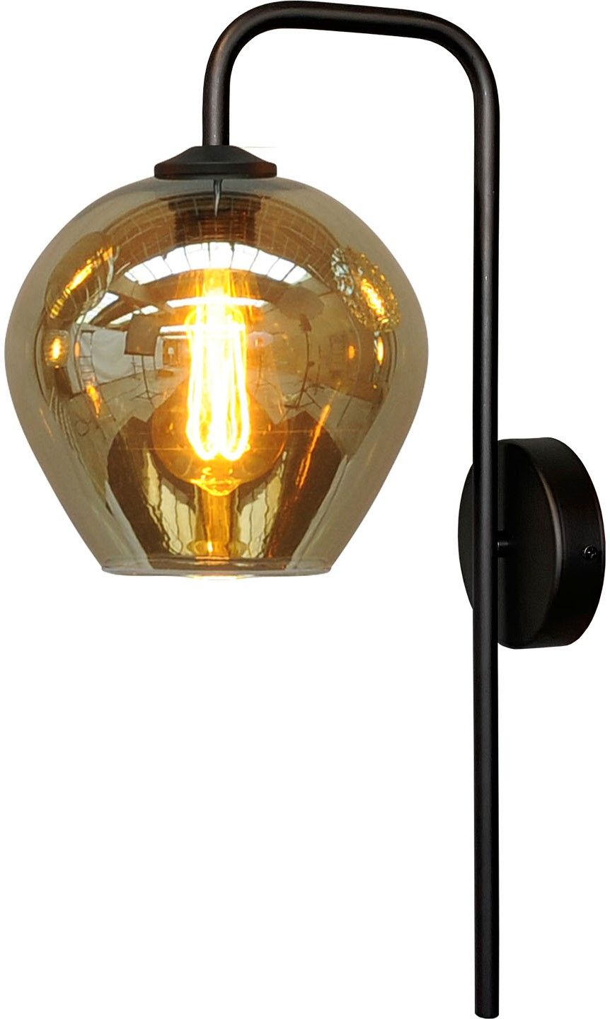 Wandlamp 3262-05-05-3 Quinto Smoke B27 x D20 cm