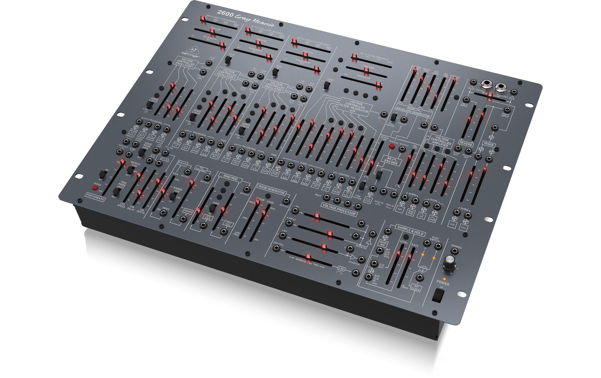 Synthesizer 2600 Gray Meanie<br>Semimodularer Analogsynthesizer mit 3 VCOs