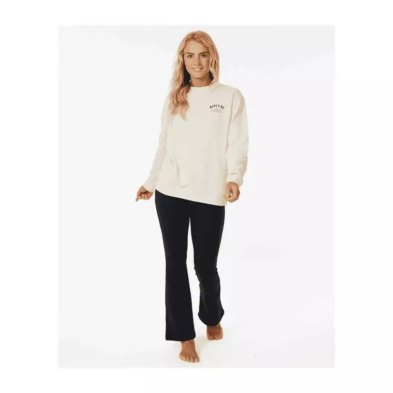 Sweat femme RIPCURL Rss Leisure Fleece Off White S