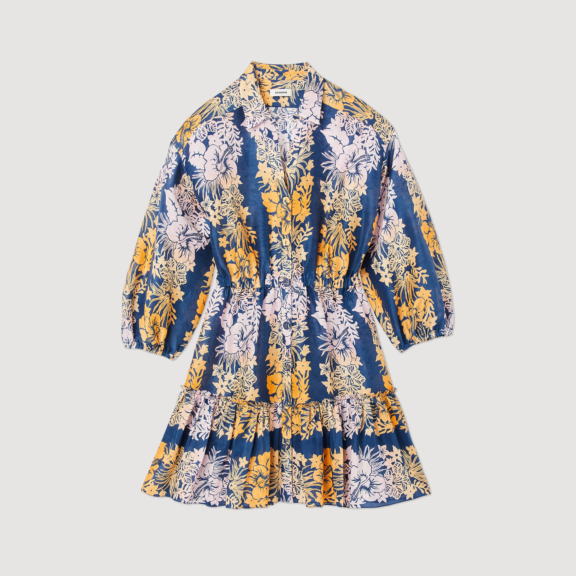 Robe courte imprimee Hawaœ